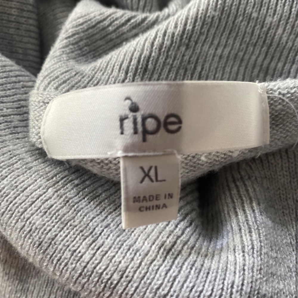 Ripe Maternity Light Gray Cowl Neck Sweater - Picture 5 of 6